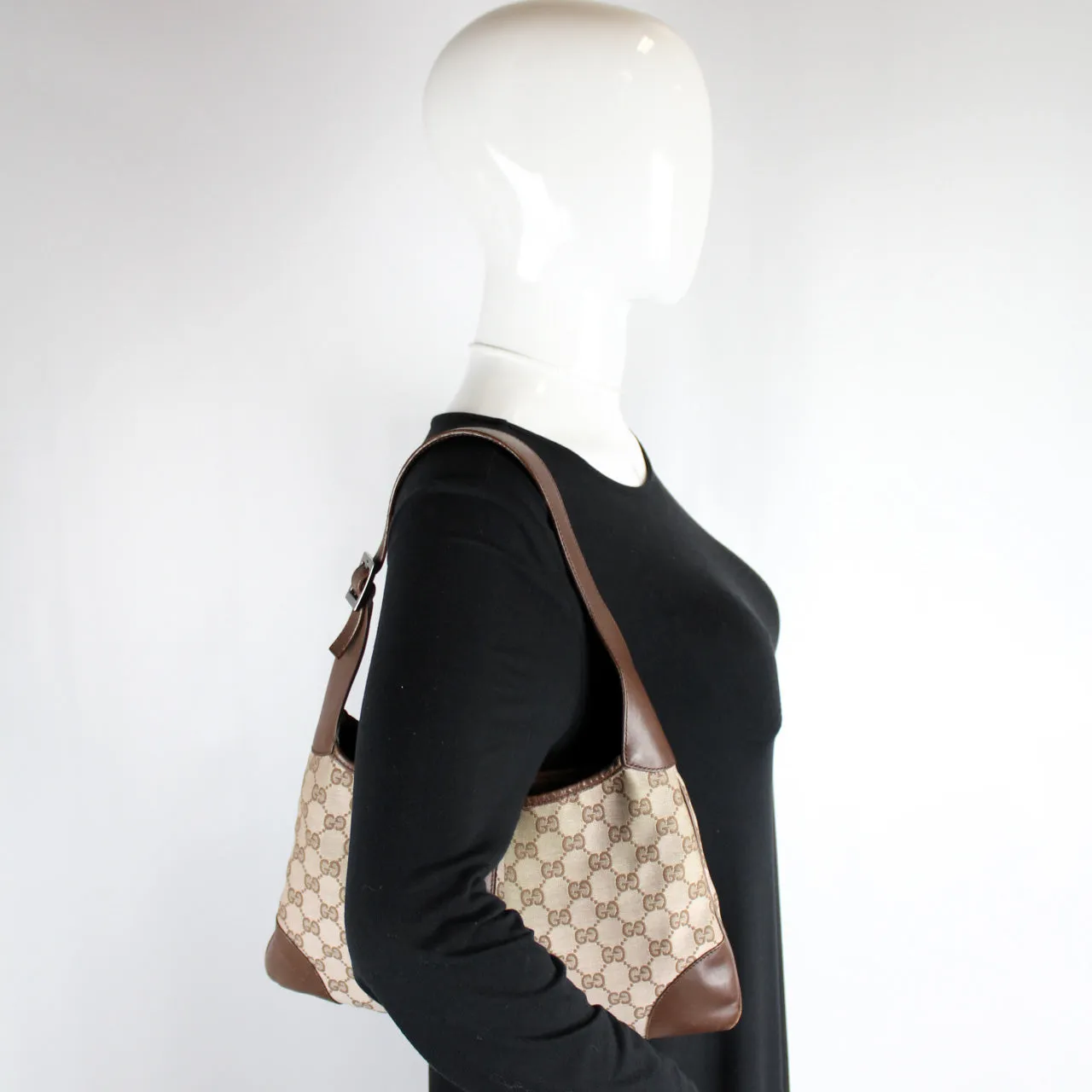 001.4057 GG Canvas Hobo Small