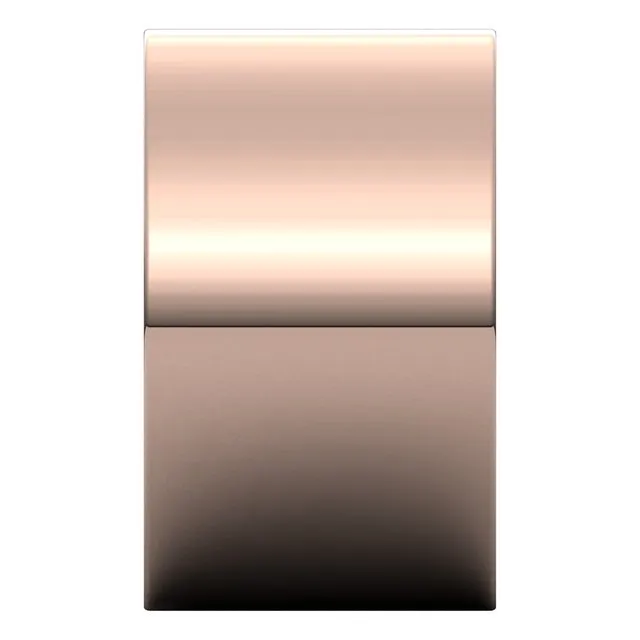 10K Rose Gold Flat Wedding Band, 12 mm Wide