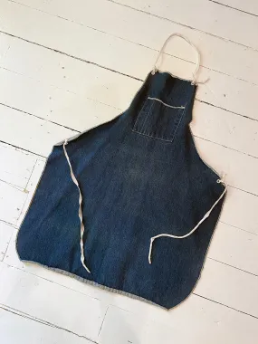 1980's Indigo Denim Chore Apron