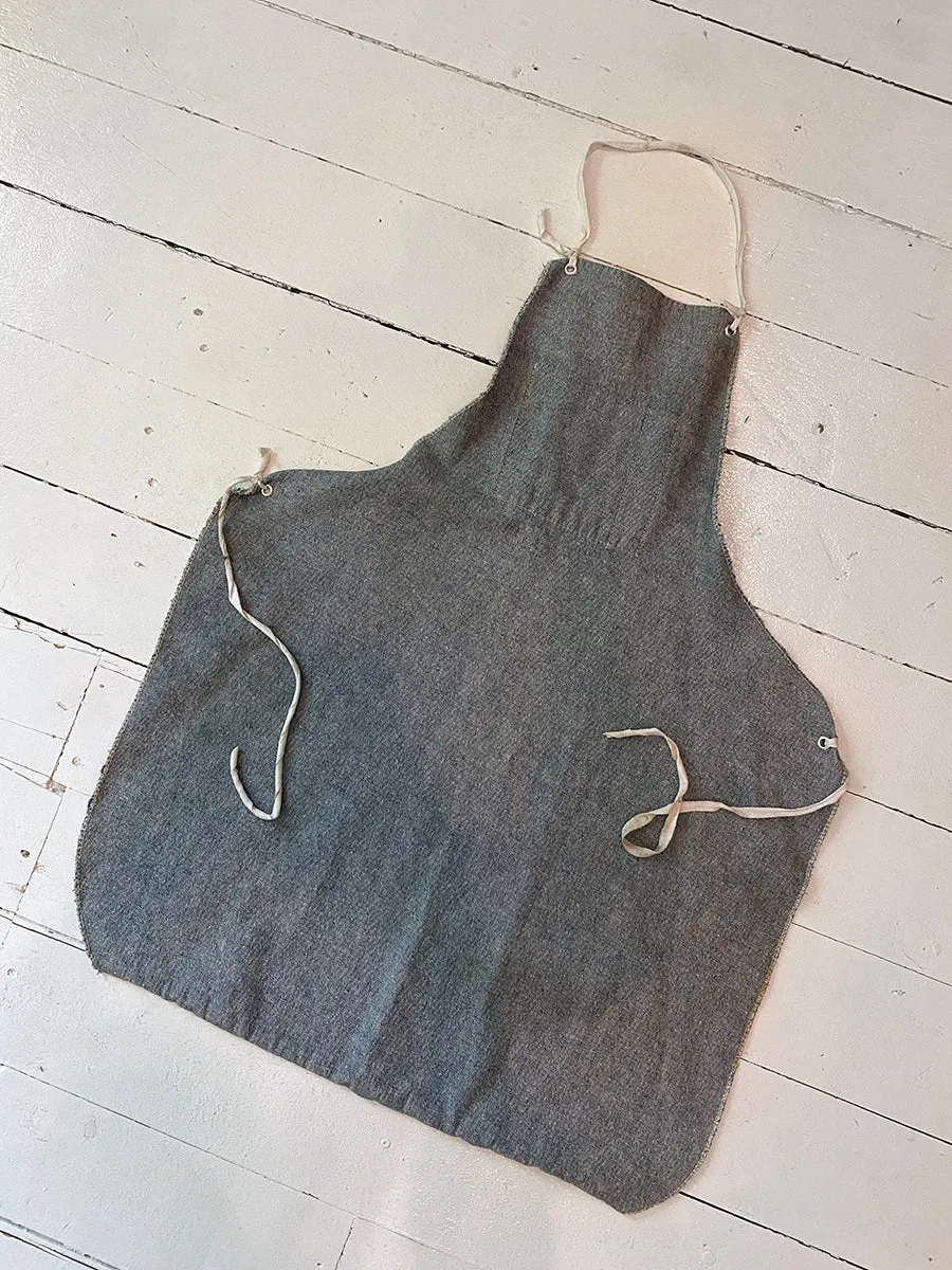 1980's Indigo Denim Chore Apron