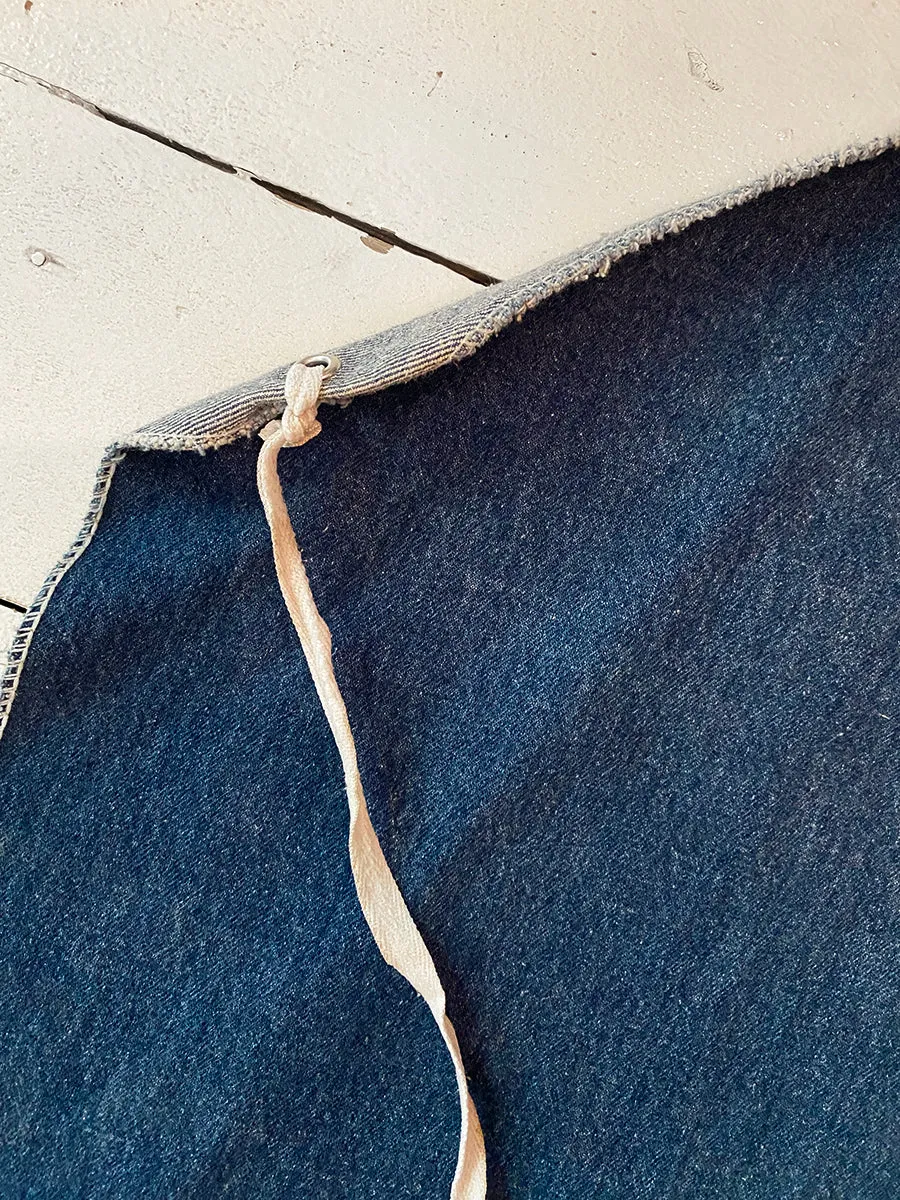 1980's Indigo Denim Chore Apron