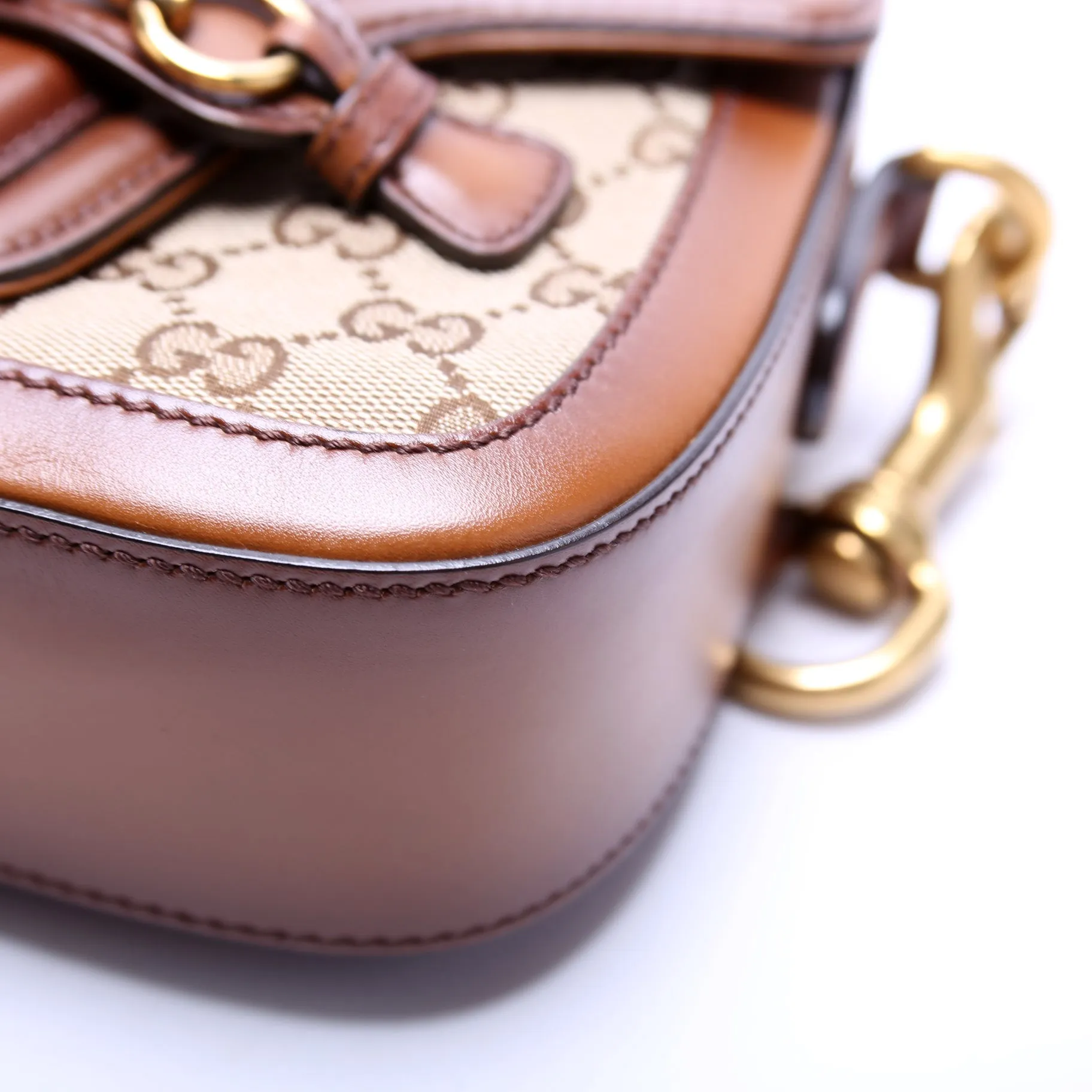384821 GG Canvas Lady Web Small Shoulder Bag