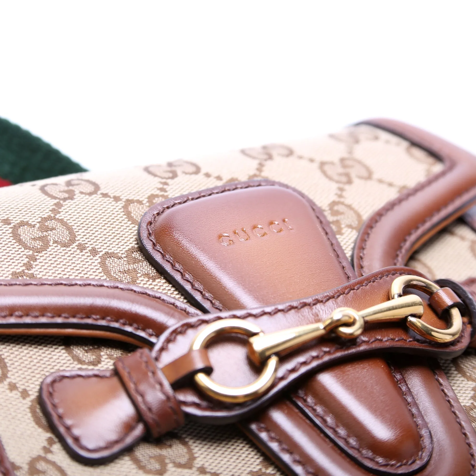 384821 GG Canvas Lady Web Small Shoulder Bag