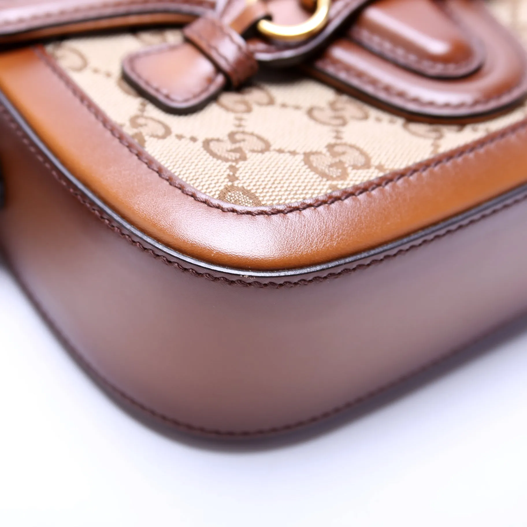 384821 GG Canvas Lady Web Small Shoulder Bag