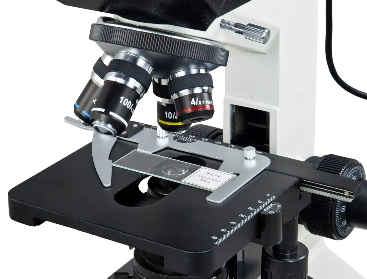 40X-1000X 3MP Digital Integrated Microscope with Halogen Illumination