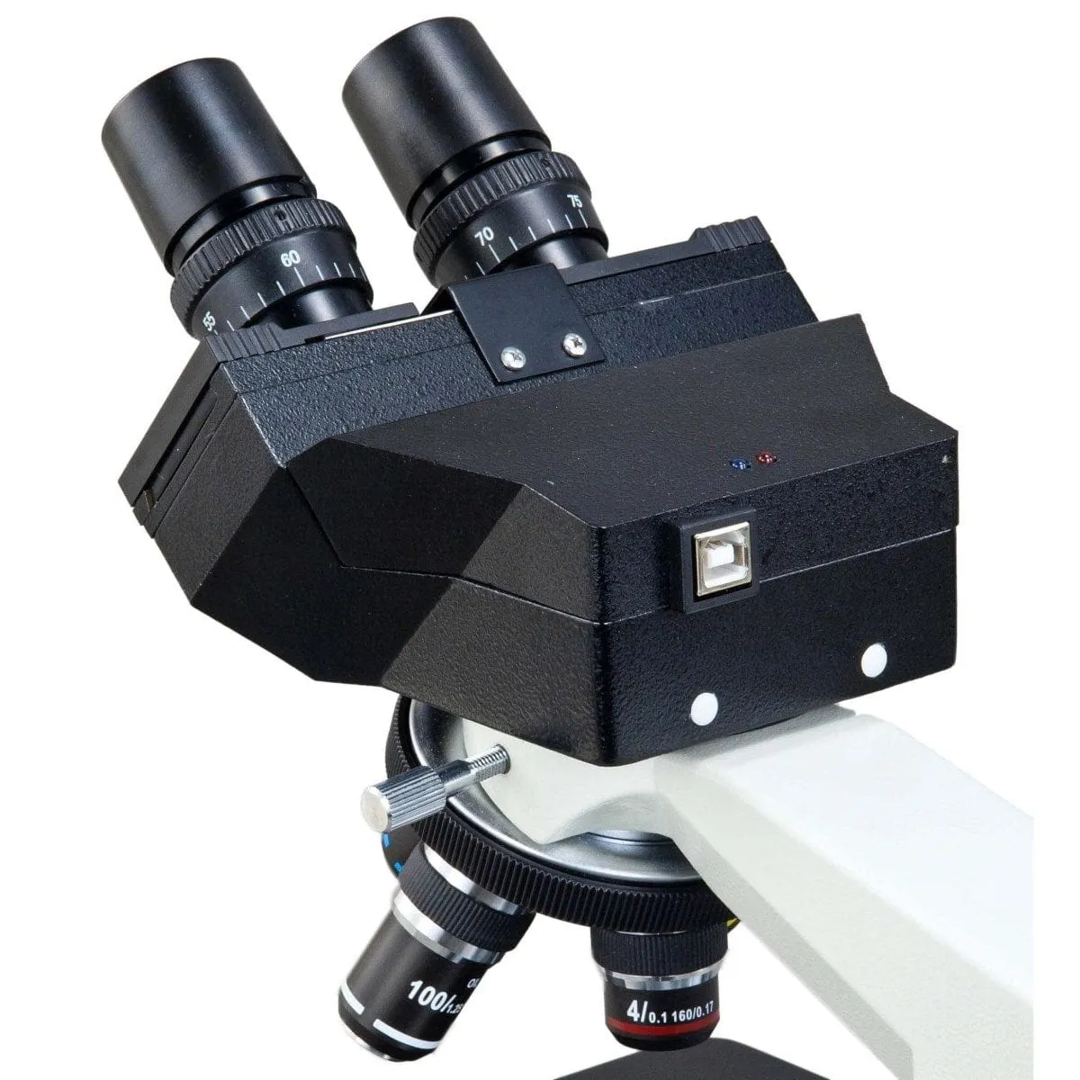 40X-2000X 3MP Digital Integrated Microscope with Halogen Illumination   Blank Slides
