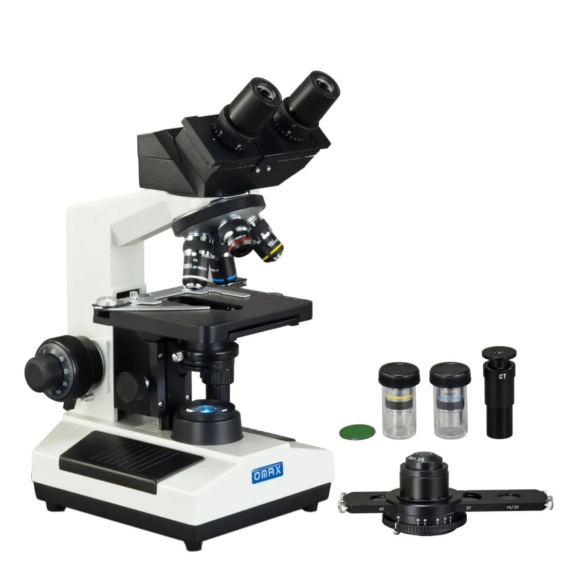 40X-2000X 3MP Digital Integrated Microscope with LED Illumination   2-lens Plan Phase-contrast Darkfield Kit