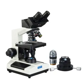 40X-2000X 3MP Digital Integrated Microscope with LED Illumination   Oil Darkfield Condenser and 100X Lens