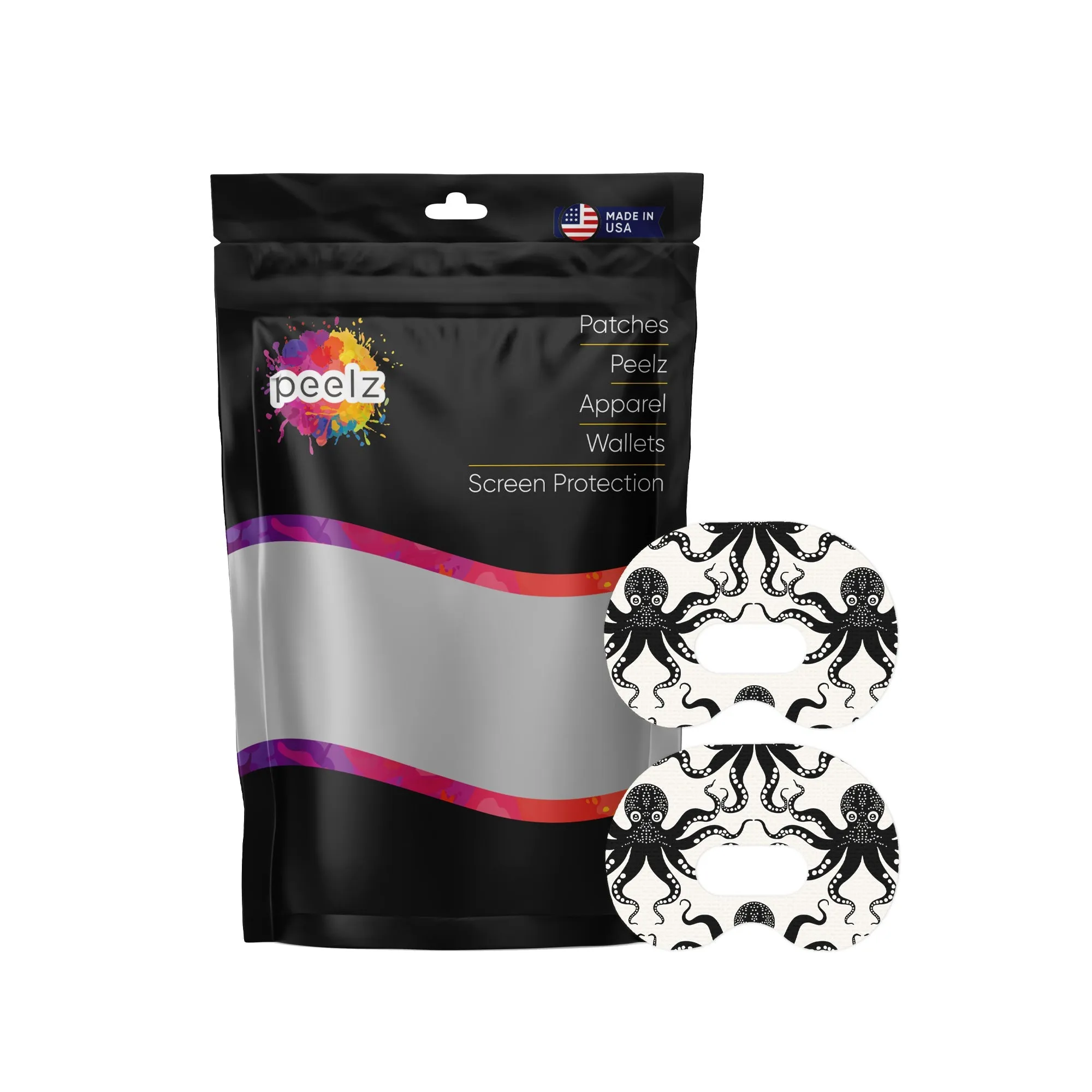 Abstract Octopus Medtronic CGM Patch Tape