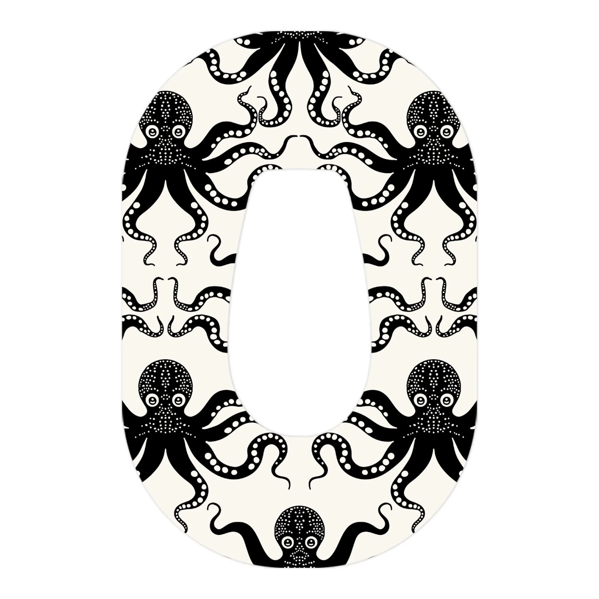 Abstract Octopus Patch Tape Designed for the DEXCOM G6