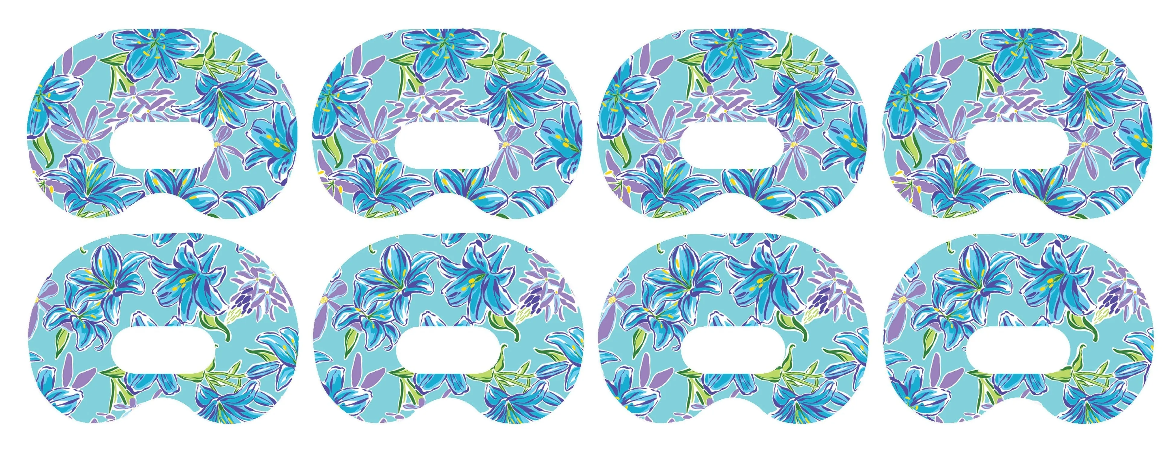 Azul Flowers Patch  Medtronic CGM Tape