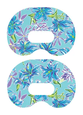 Azul Flowers Patch  Medtronic CGM Tape