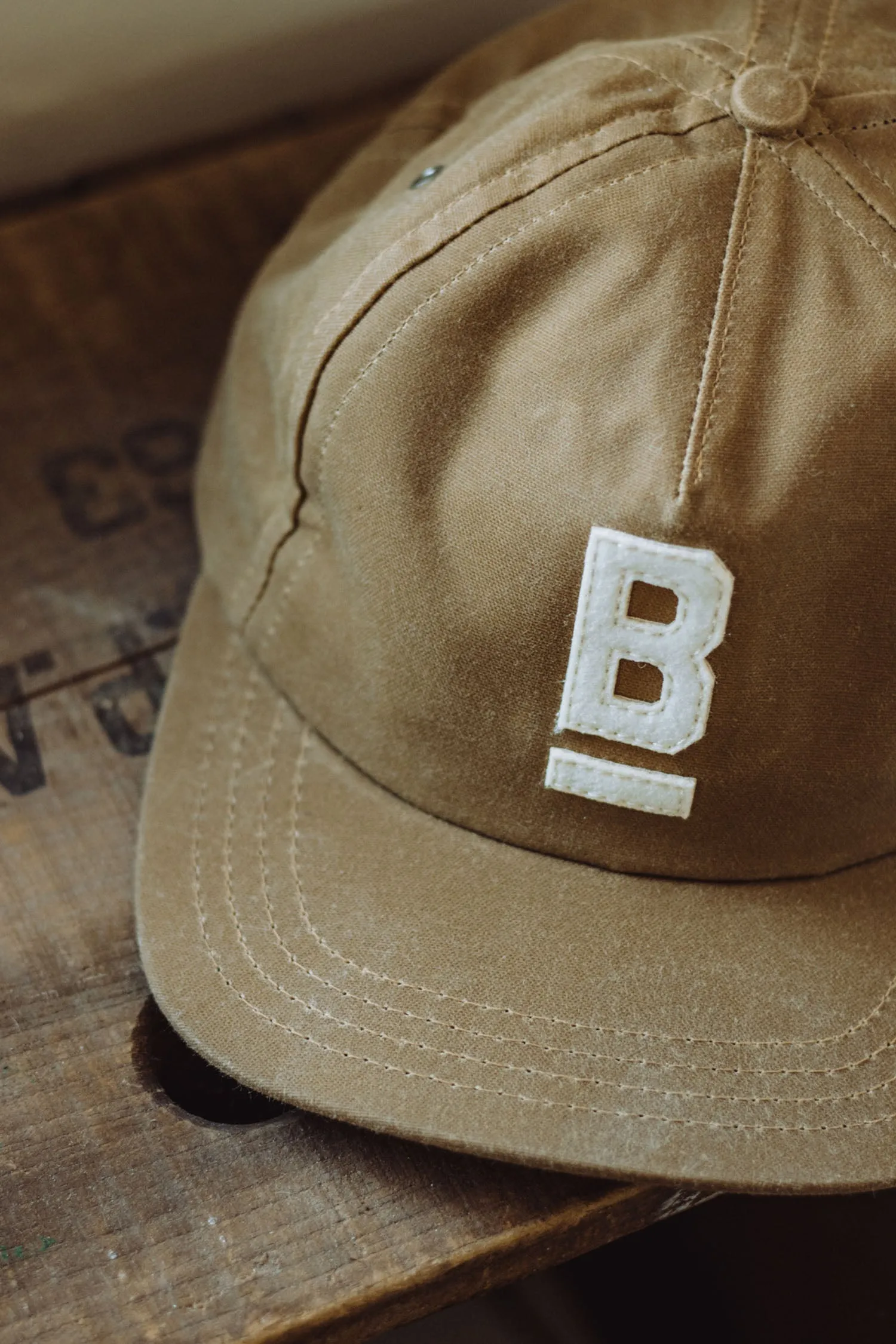 B Flat Waxed Cap / Brown