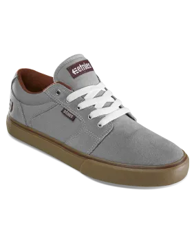 Barge LS Shoes in Grey & Gum & Red