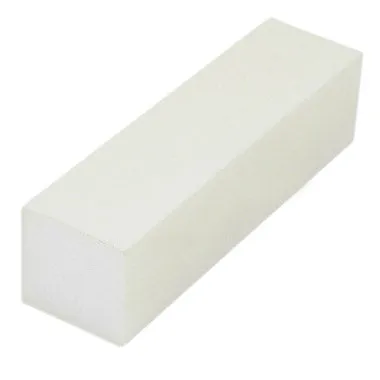 Beautopia White Block Buffer 4 Sided - 100/100 grit