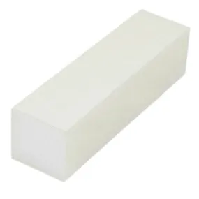 Beautopia White Block Buffer 4 Sided - 100/100 grit