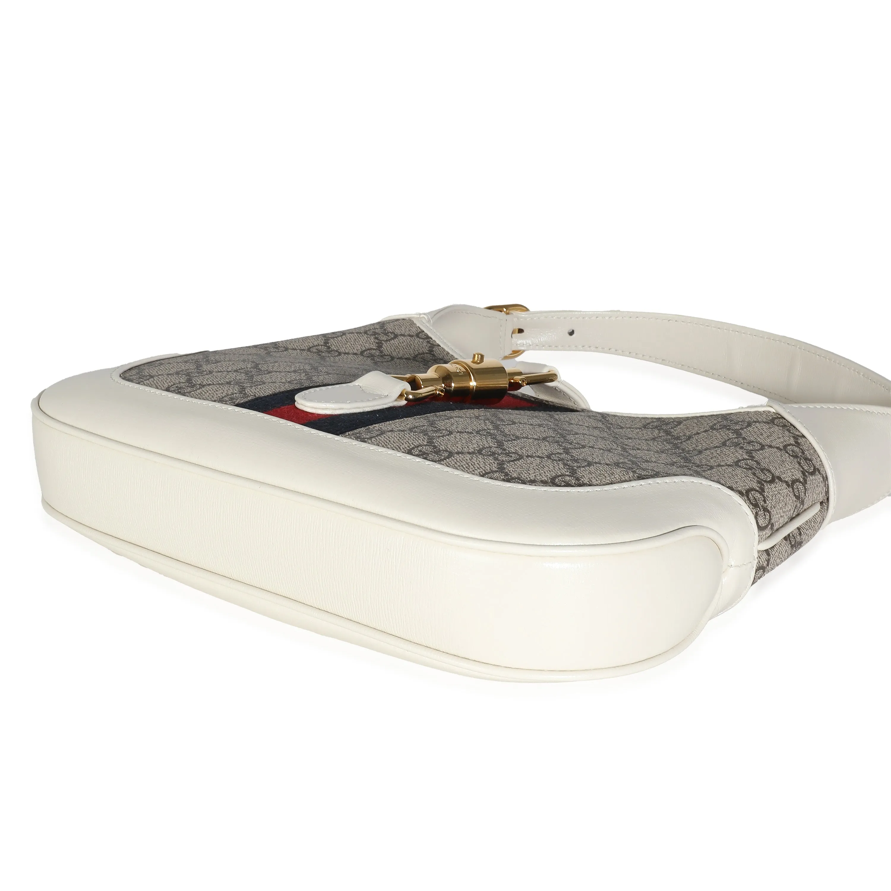 Beige Ebony Mystique White GG Supreme Web Small Jackie 1961