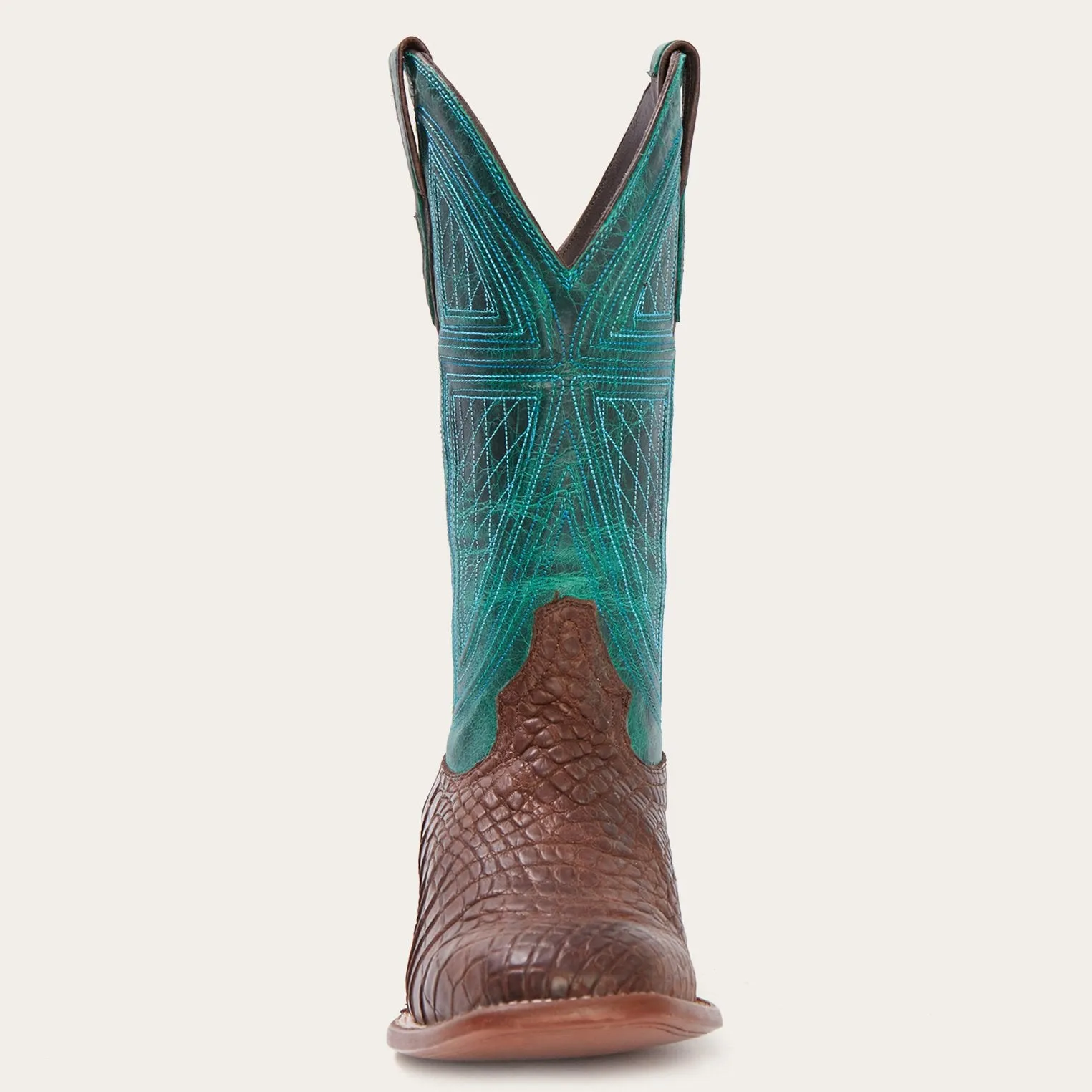 Big Horn Tobacco Alligator Cowboy Boot