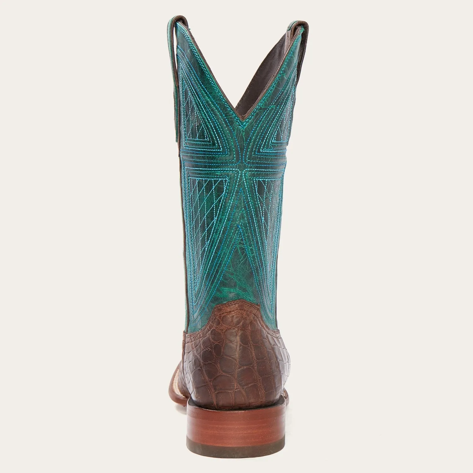 Big Horn Tobacco Alligator Cowboy Boot