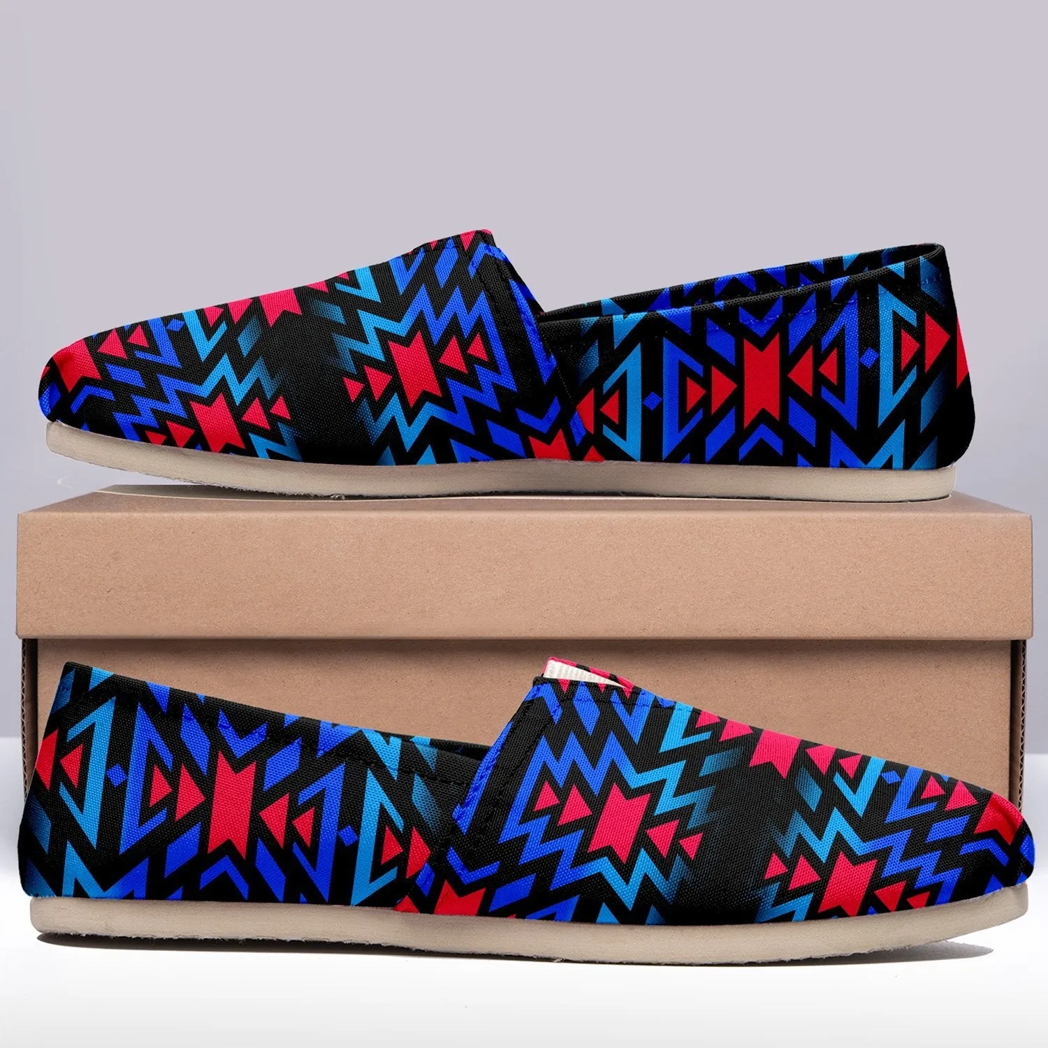 Black Fire Dragonfly Slip On