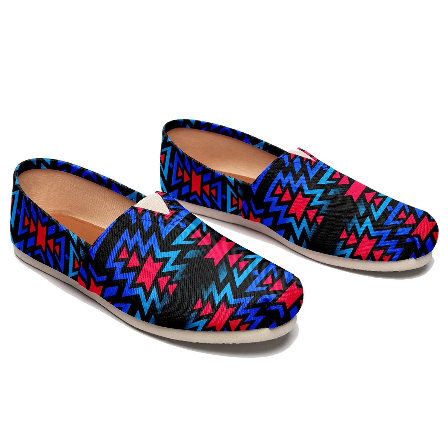 Black Fire Dragonfly Slip On