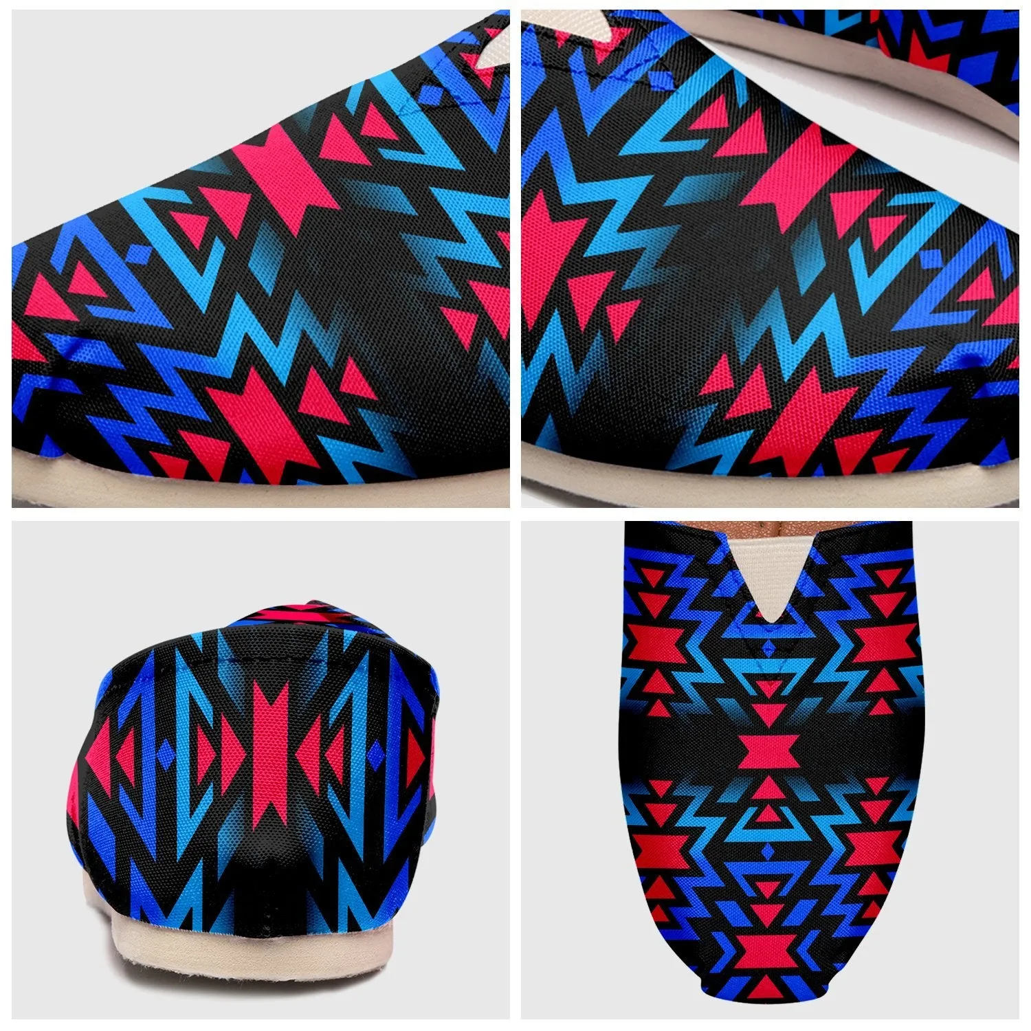 Black Fire Dragonfly Slip On