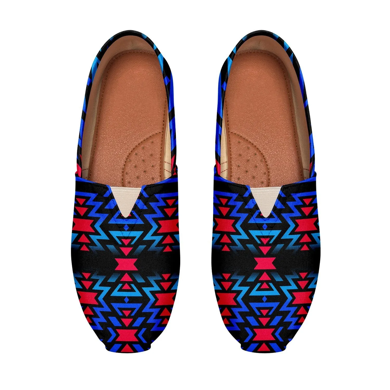 Black Fire Dragonfly Slip On