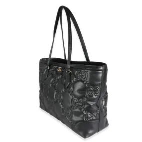 Black Matelassé Leather GG Medium Tote