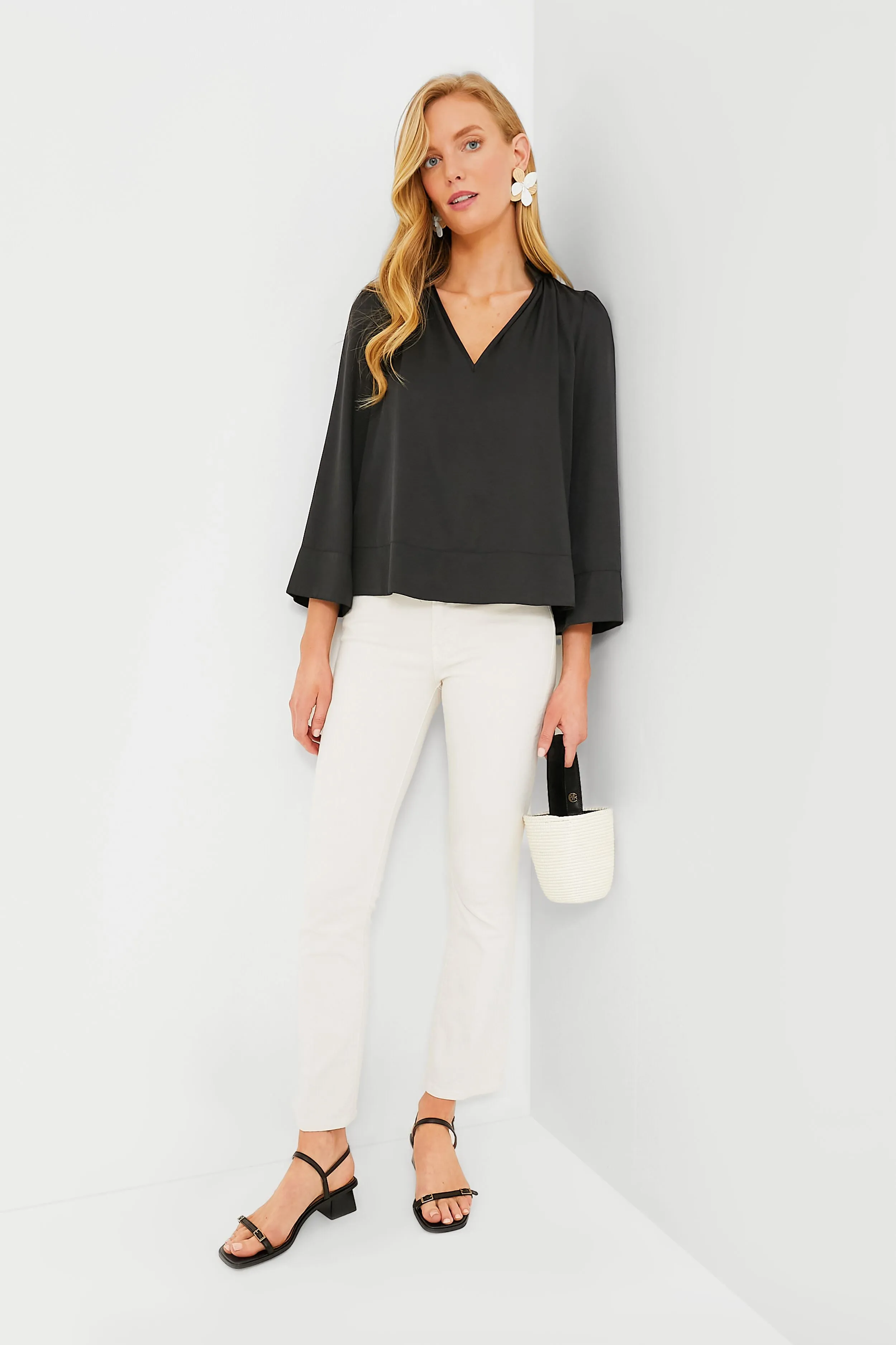 Black Phillipa Blouse