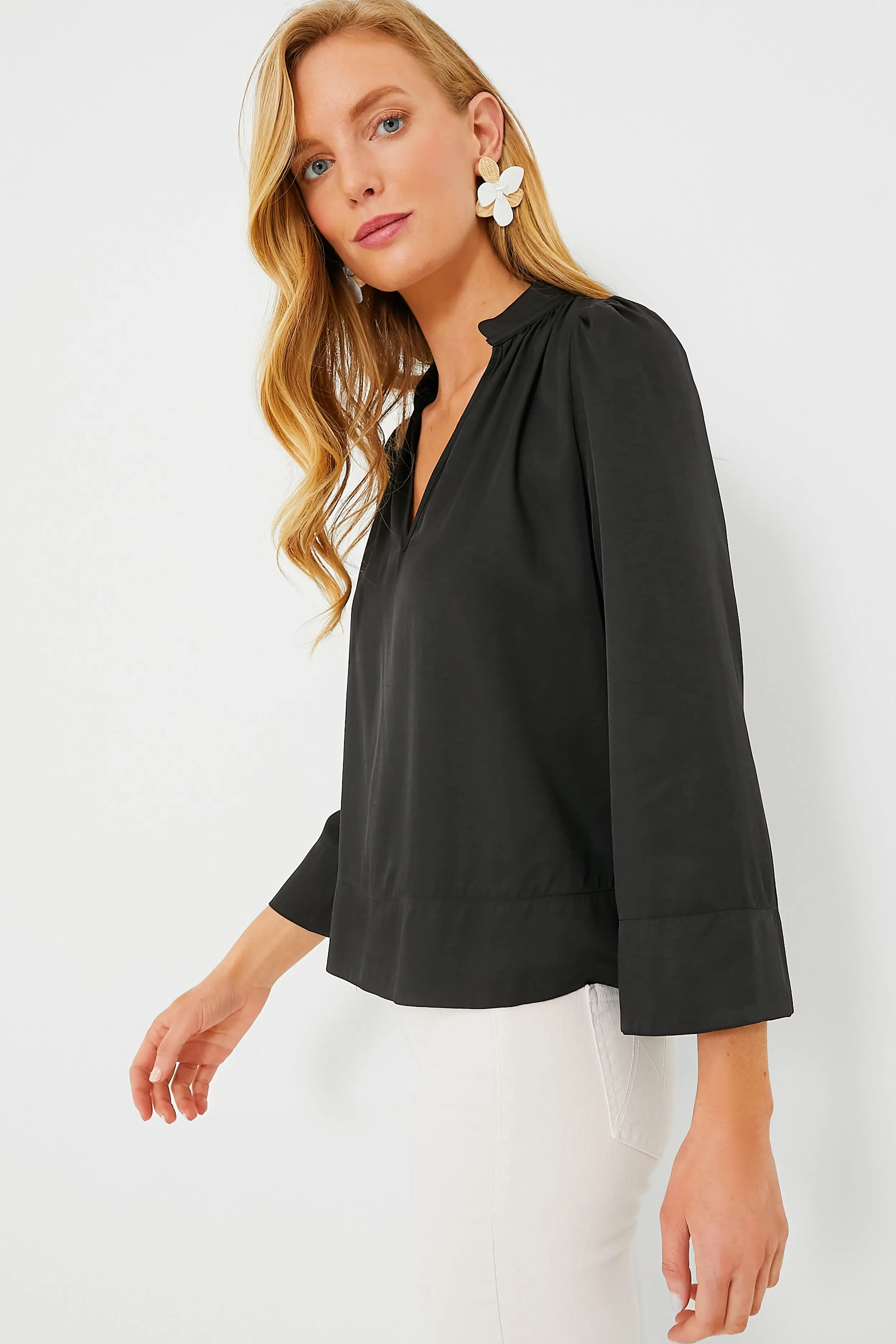 Black Phillipa Blouse