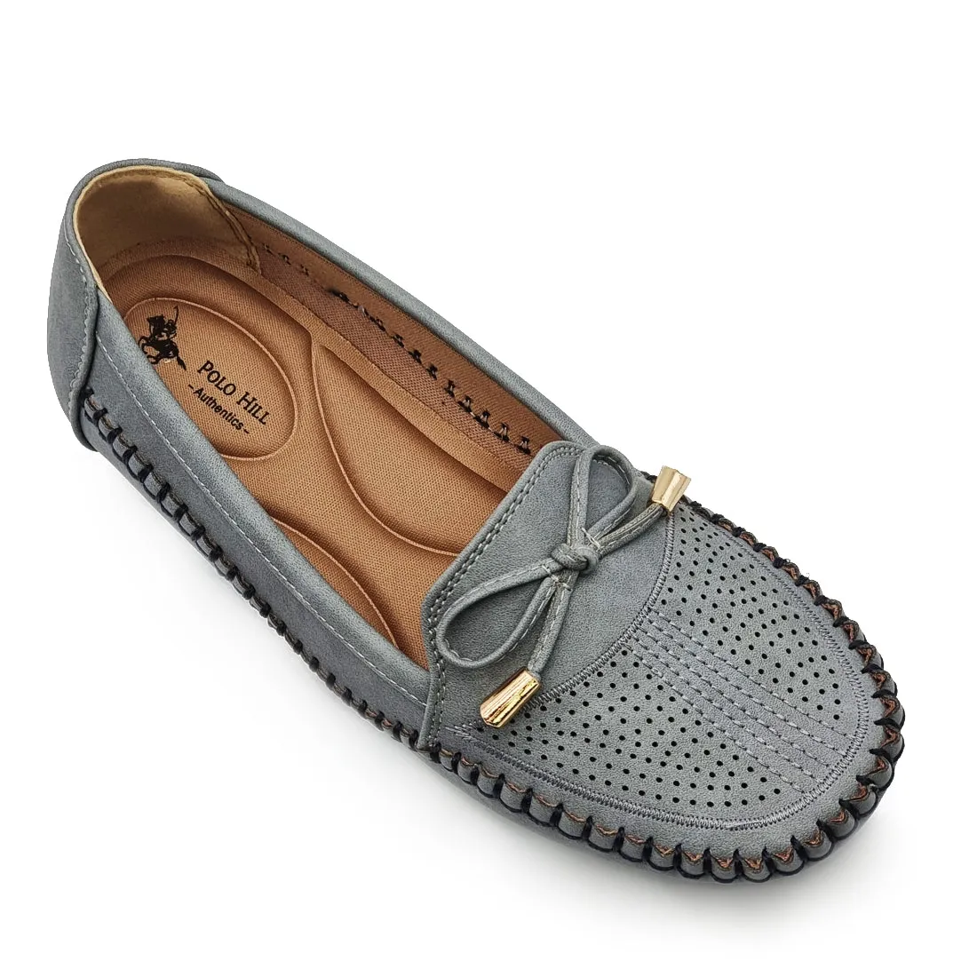 Bow Tie Slip On Loafers Shoes