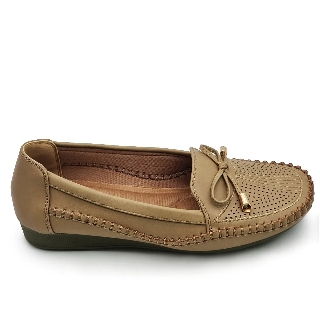 Bow Tie Slip On Loafers Shoes