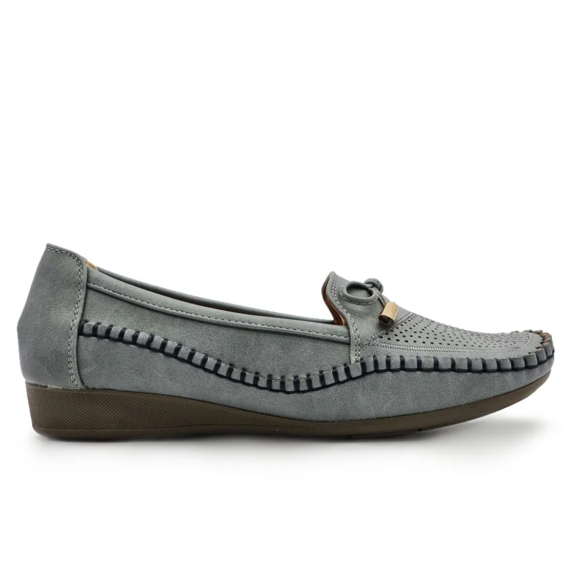 Bow Tie Slip On Loafers Shoes