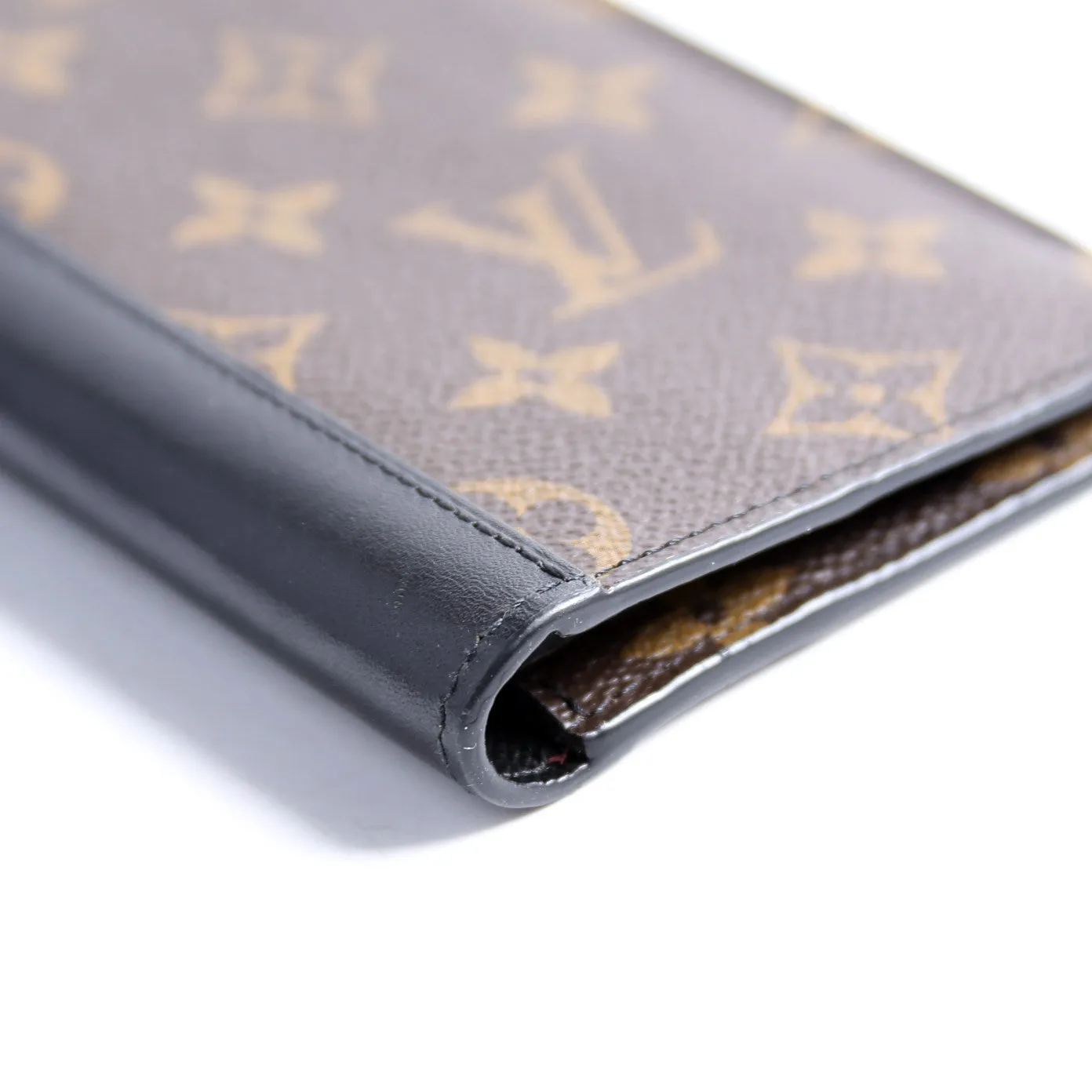 Brazza Wallet Macassar Monogram Black
