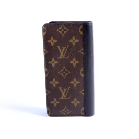 Brazza Wallet Macassar Monogram Black