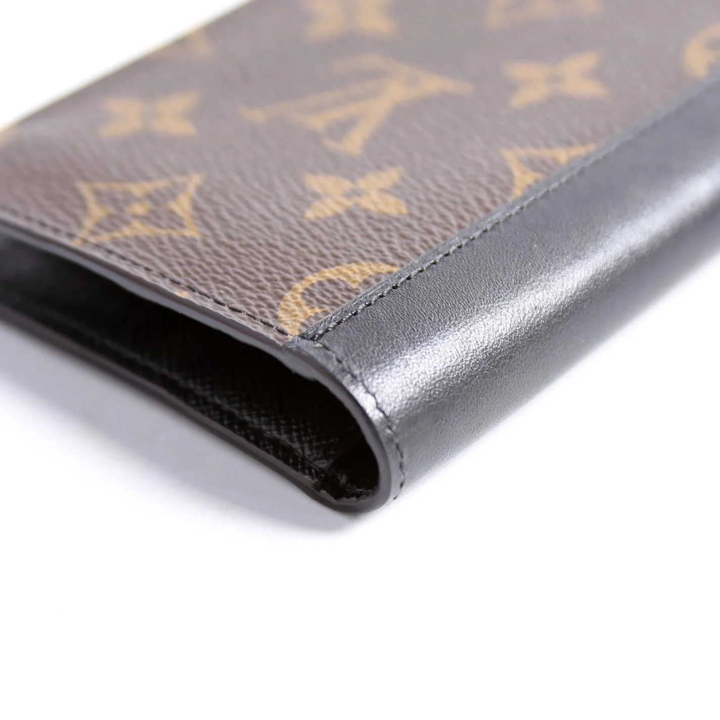 Brazza Wallet Macassar Monogram Black