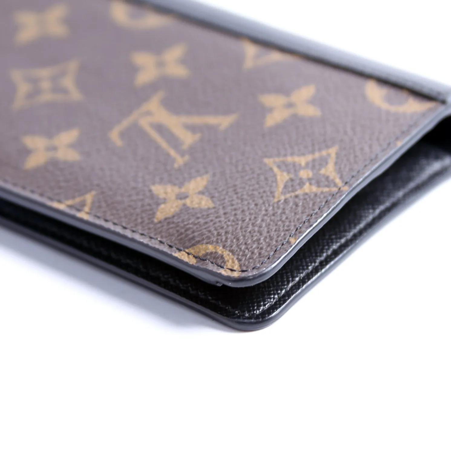Brazza Wallet Macassar Monogram Black