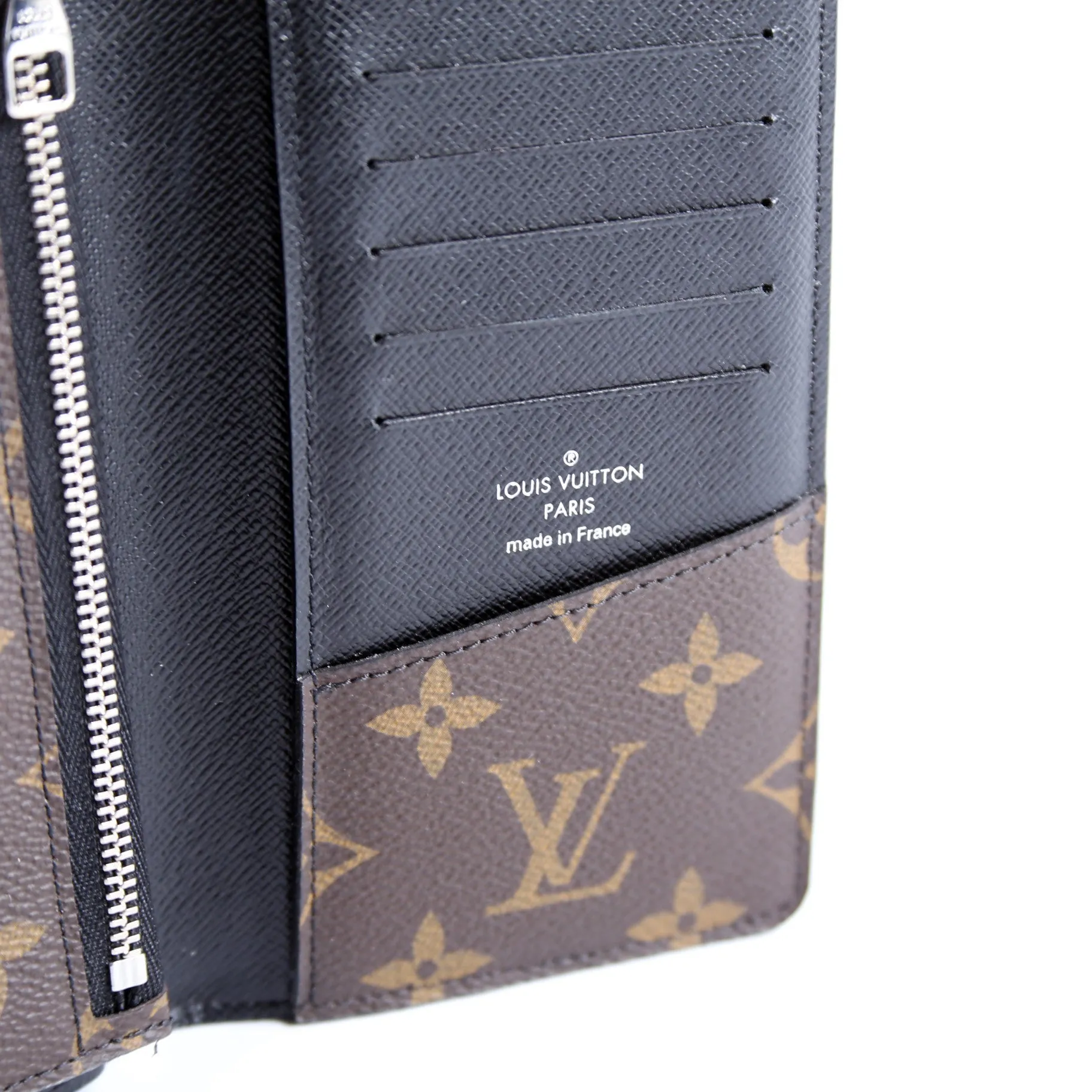 Brazza Wallet Macassar Monogram Black