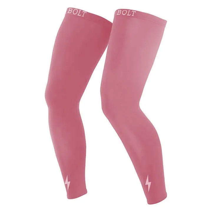 BRUCE BOLT Xtra Long Compression Leg Sleeves (pair) - DUSTY PINK