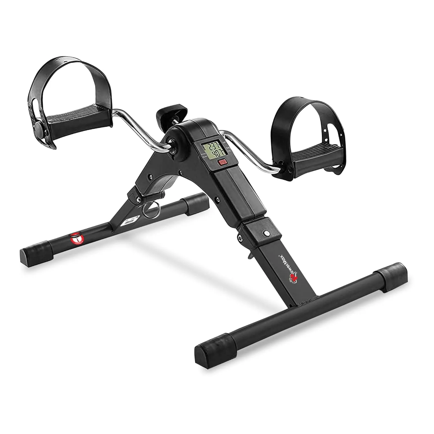 BS-MINI Mini Cycle Pedal Exerciser with Adjustable Resistance and Digital Display - For Light Leg and Arm Exercise and Physiotherapy at Home