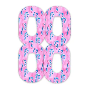 Candy Canes Patch Tape Designed for the DEXCOM G6