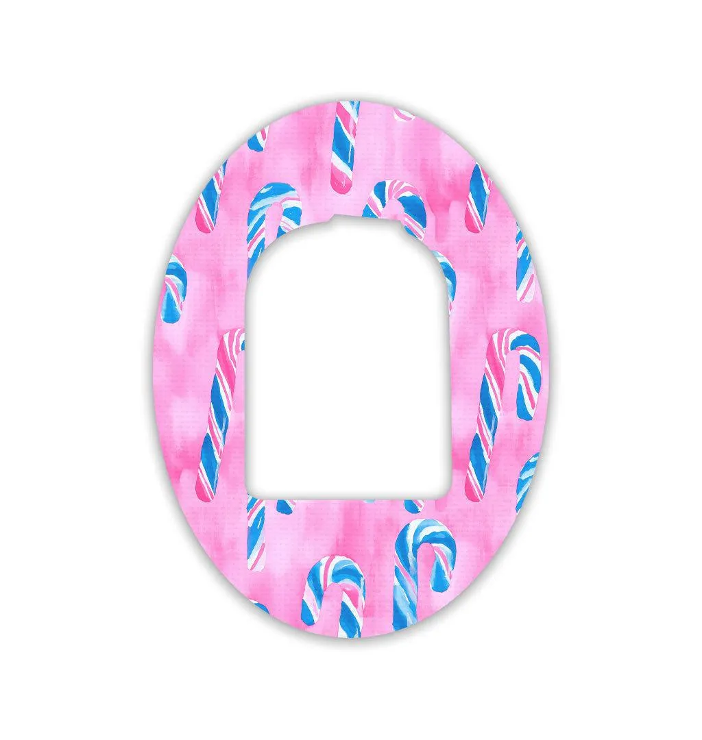 Candy Canes Patch Tape Designed for the Omnipod