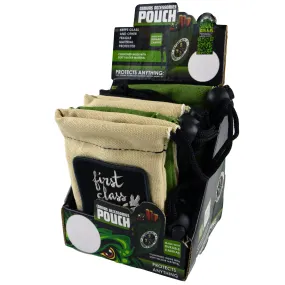 Canvas Smoker Accessories Pouch with Patch - 6 Pieces Per Retail Ready Display 22930