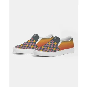 Catchflo Mens Brookietown Slip-On Canvas Shoe