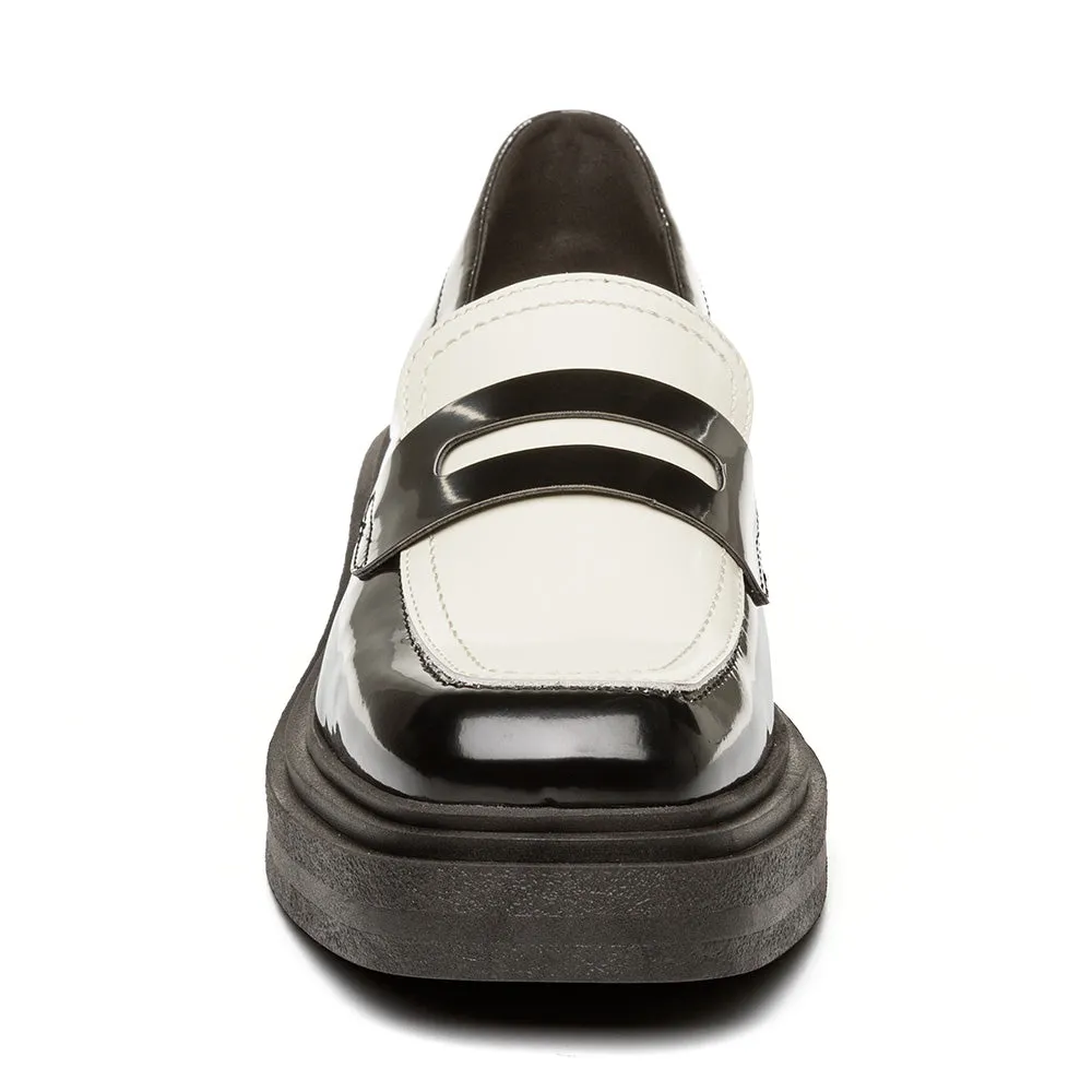 Charley Flat Shoe BLACK/OFF WHITE