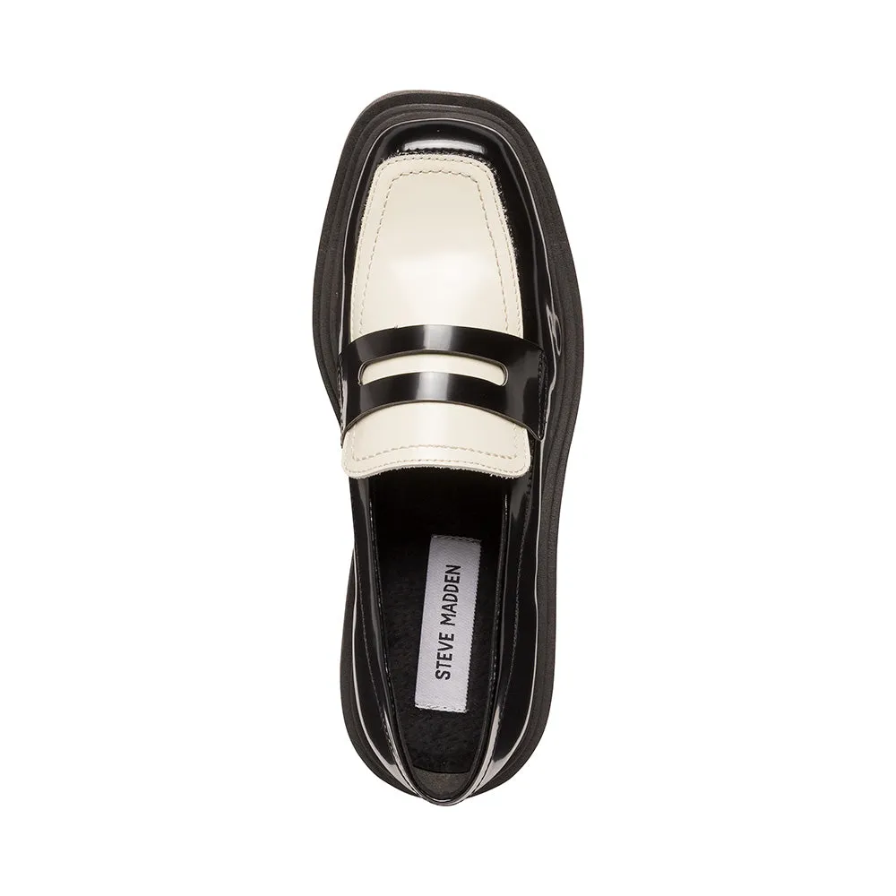 Charley Flat Shoe BLACK/OFF WHITE