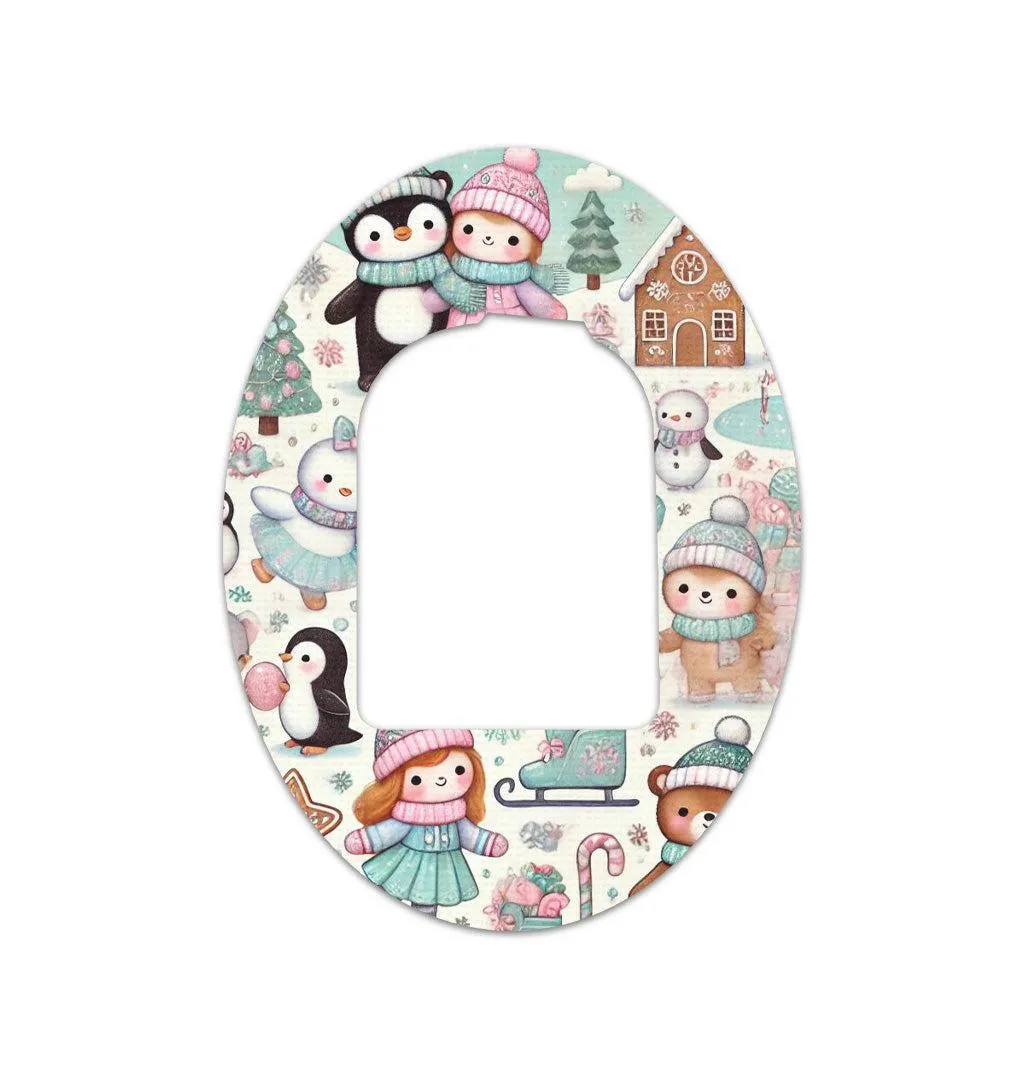 Christmas Scene Patch Tape Designed for the Omnipod