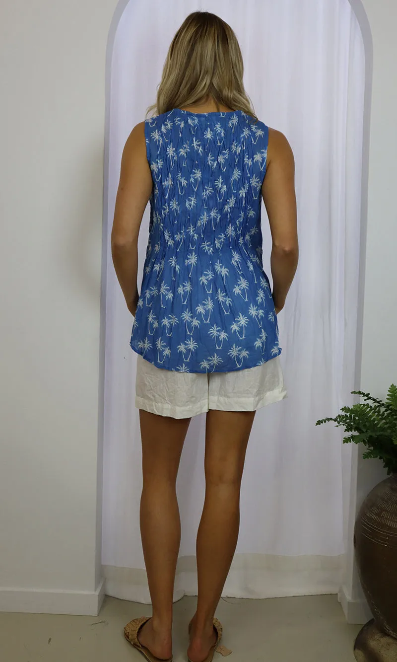 Cotton Sleeveless Top Miami, More Colours