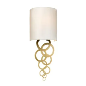 Curtis Small 1 Light Aged Brass Wall Light Elstead Lighting