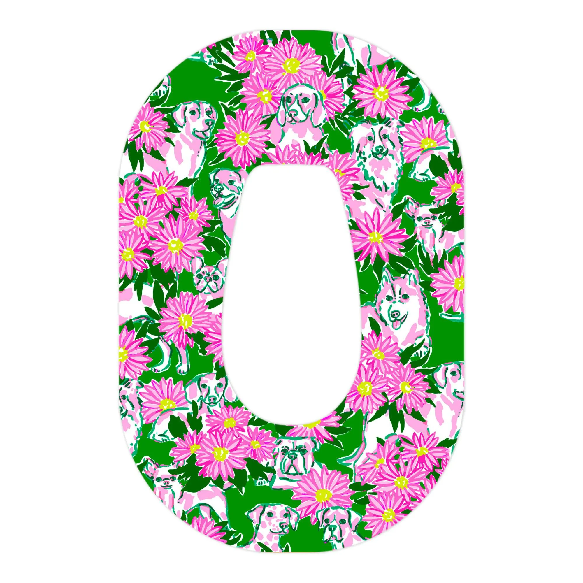 Dogs and Daisies Patch Patch Tape Designed for the DEXCOM G6